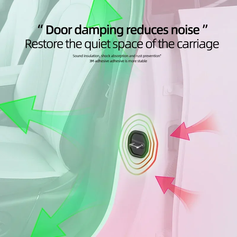 Car Door Lock Cover Case Protection for Trumpchi GS7 GS8 GM8 M6 2017-1012 Silicone Car Door Lock Protective Cover