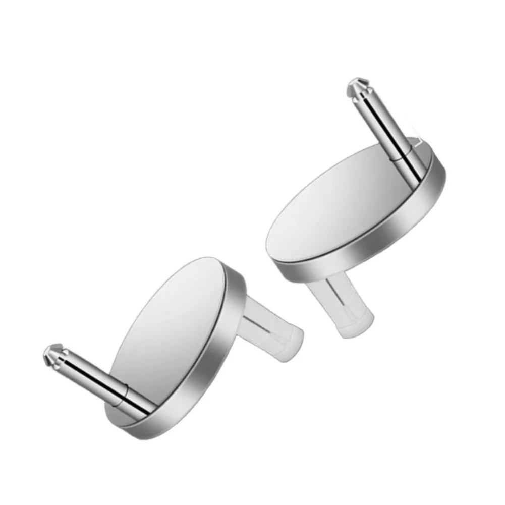 Stainless Steel Toilet Seat Hinges Set For Household Toilet Seats Replacement Parts Soft Close Mounting Hardware