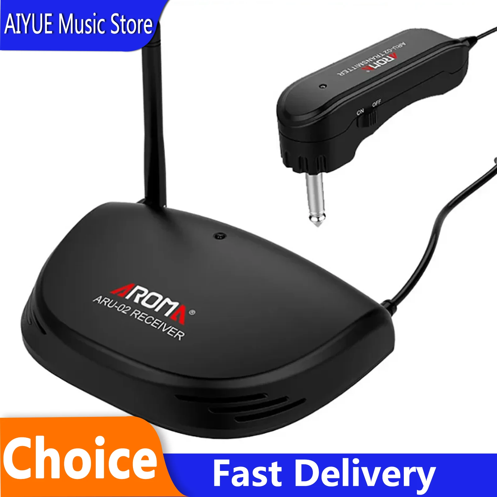 aroma-aru-02-uhf-guitar-wireless-system-transmitter-receiver-musical-bass-guitars-rechargeable-wireless-guitarra-transmitter