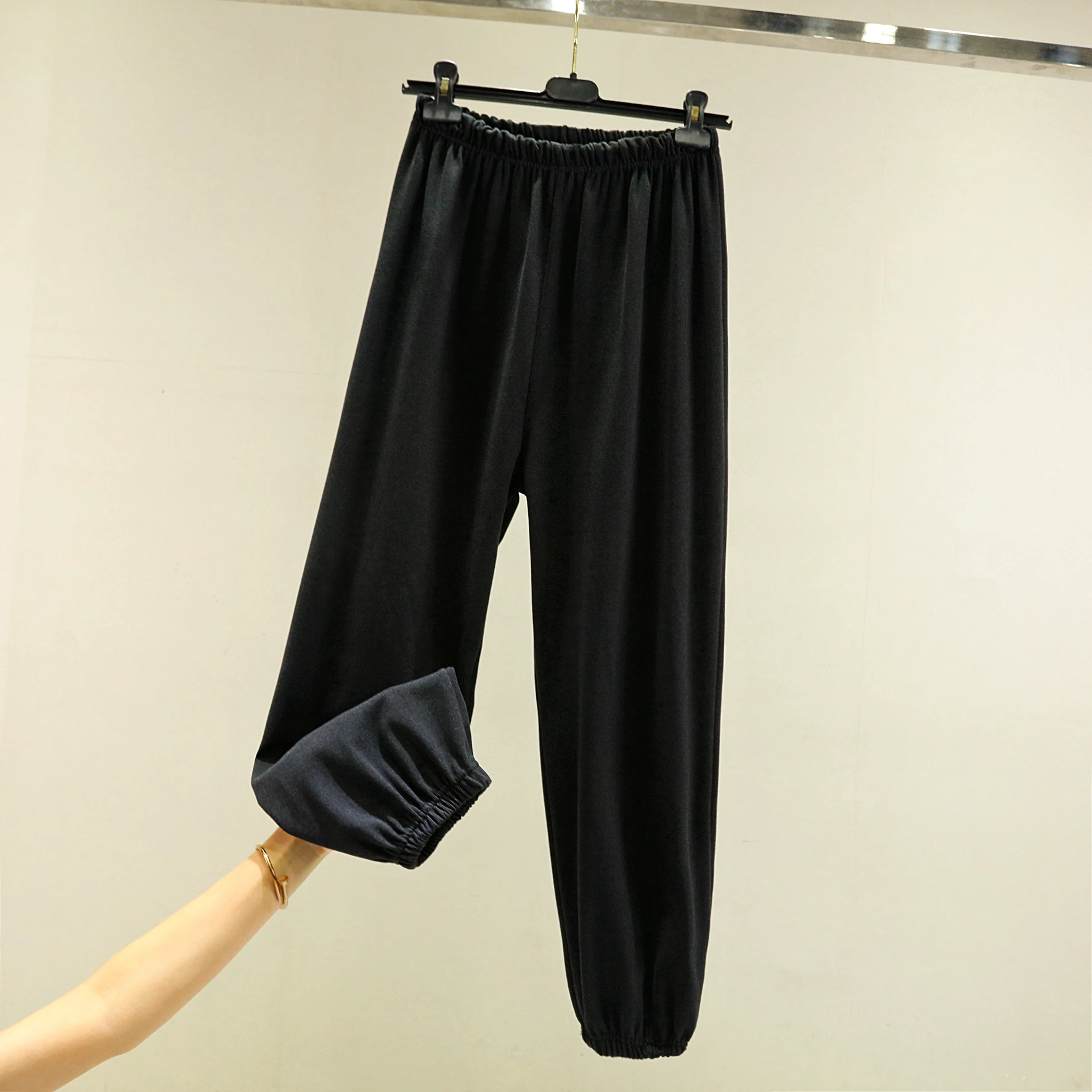 Thiened Fce gevoerde hoge taille wijde pijpen broek hoge warmte herfst winter casual losse pasvorm Spwear Dervo Thiened broek