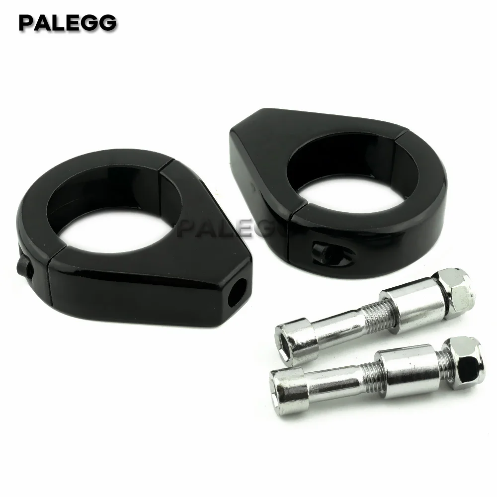 39MM 41MM Motorcycle Turn Signal Relocation Bracket Fork Clamp Mount For Harley Sportster XL883 XL1200 Dyna Fat Bob