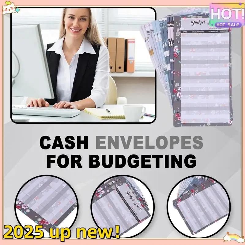 L47anew!-Budget Binder Sheets -60Pcs Expense Budget Organizer For Budgeting And Finances Management, Ledger Book, Bill Organizer
