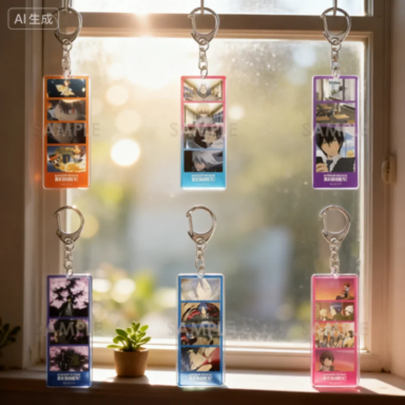 Katekyo Hitman Reborn аниме HD акриловые брелки для декора стола фигурки Sawada Tsunayoshi Gokudera Hayato косплей игрушка для подарков 6 см