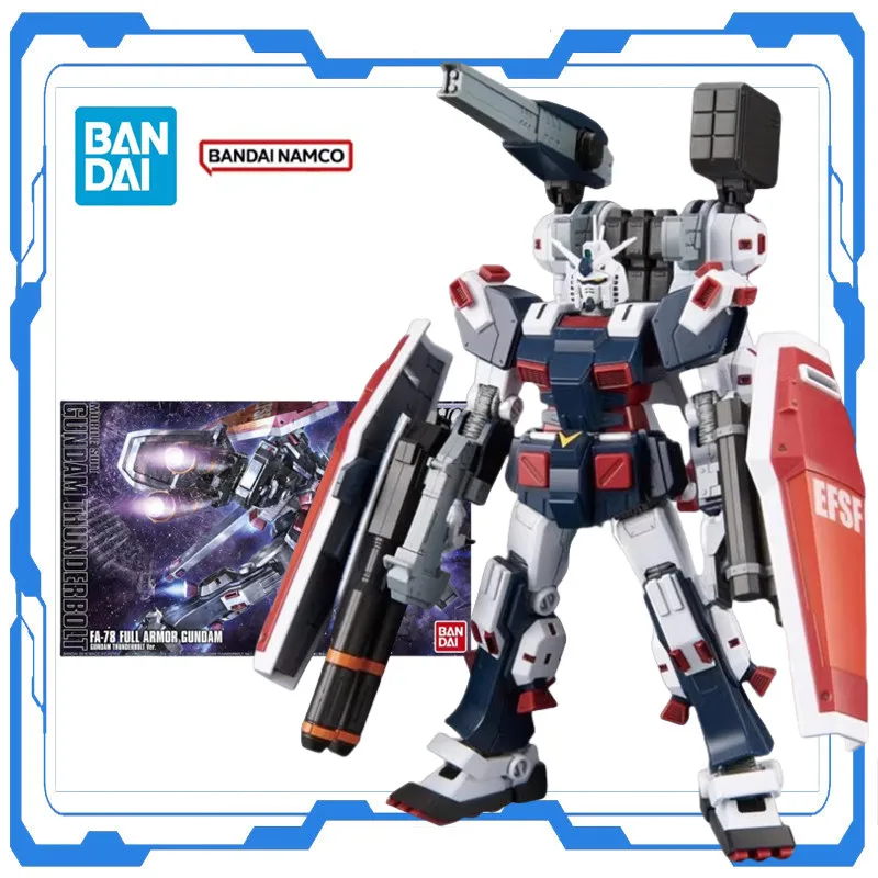 

Конструктор Bandai Gundam HG 1/144 FA-78 Full Armor Gundam: Оригинальная модель аниме-робота для сборки, фигурка, подарок
