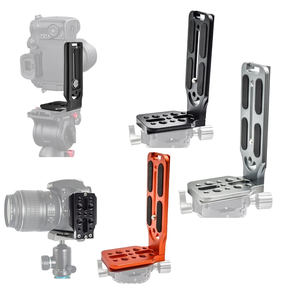 Universal Kamera L Halterung Quick Release L Platte DSLR Kamera L Halterung Vertikale Horizontale Schaltung für Canon Nikon Sony DJI