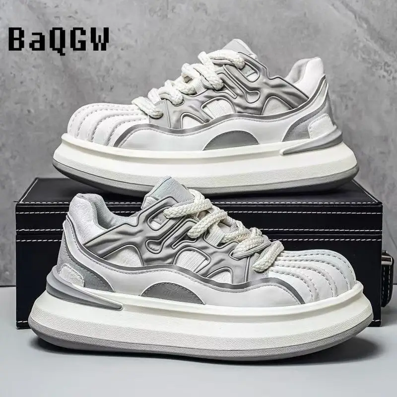 

Designer Men's Shoe Thick Soled Casual Sneakers Outdoor Running Four Seasons New Tennis Men Soft Soles Comfort Male Sneakers