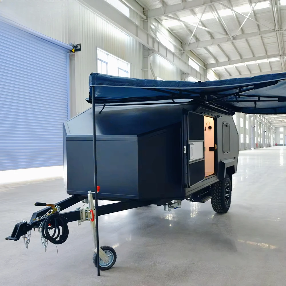 Fiberglass Camper Trailer Overhead Camper Offroad Camper Hybrid Advantage Off-road Trailer Comes With Solar Panel