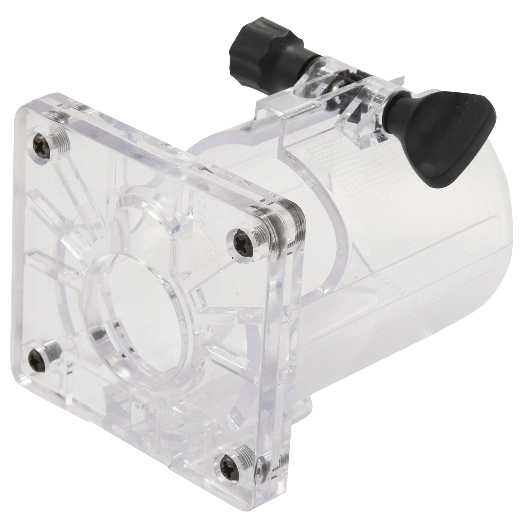 A24F-ملحقات تشذيب النجارة درع قاعدة من البلاستيك الصلب مع مقابض لآلة التشذيب الكهربائية 3703 منشار دونغشي