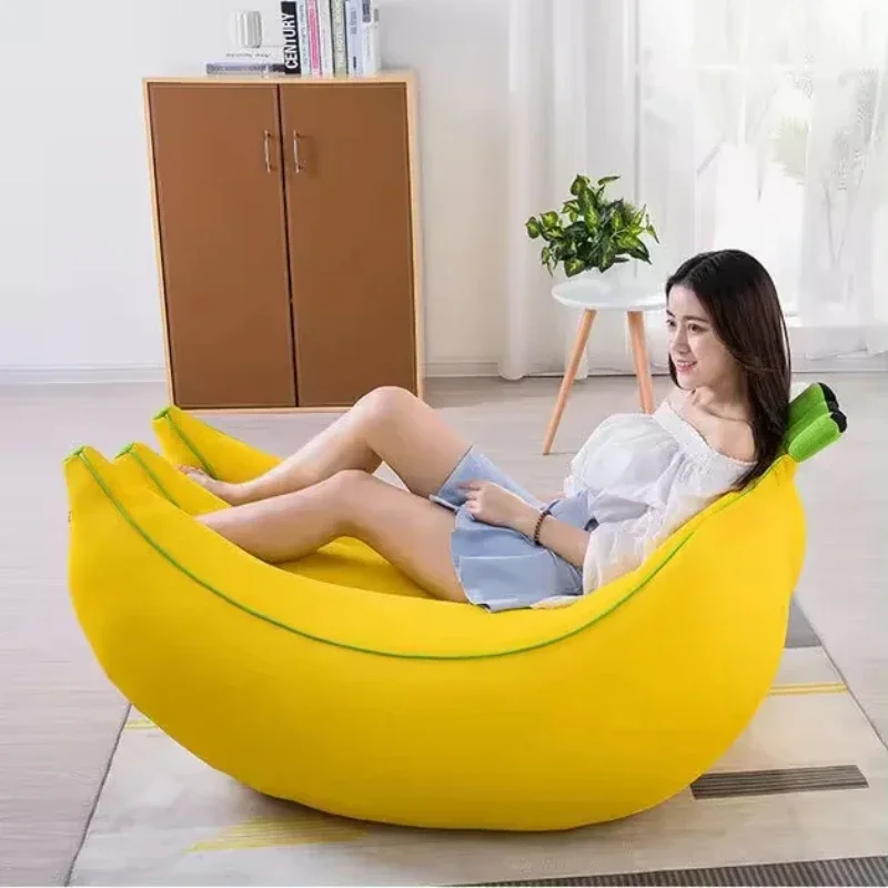 

Internet celebrity fruit banana bean bag sofa bed cute lazy sofa can sleep creative sofa chair removable and washable