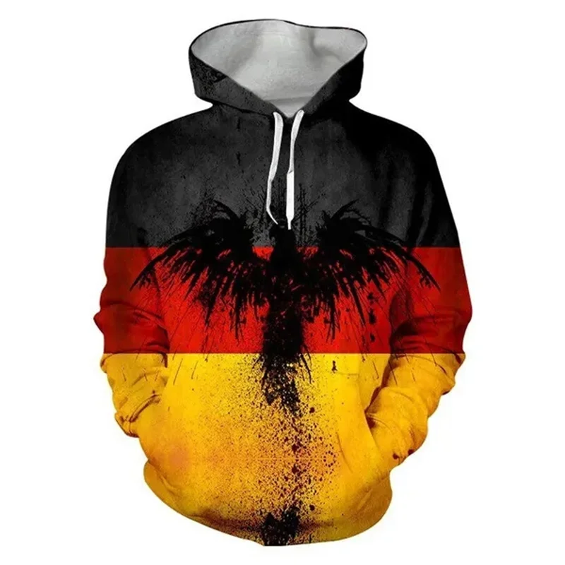 Neueste 3d deutschland land flagge gedruckt Hoodies Mode Kind Kinder lustige Streetwear coole Herbst Sweatshirt Langarm Pullover