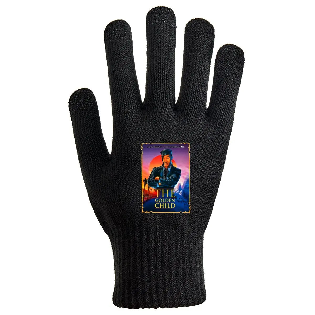 ملصق الرجل الساحر للرجال والنساء في الهواء الطلق قفازات مقاومة للبرودة دافئة مضادة للانزلاق