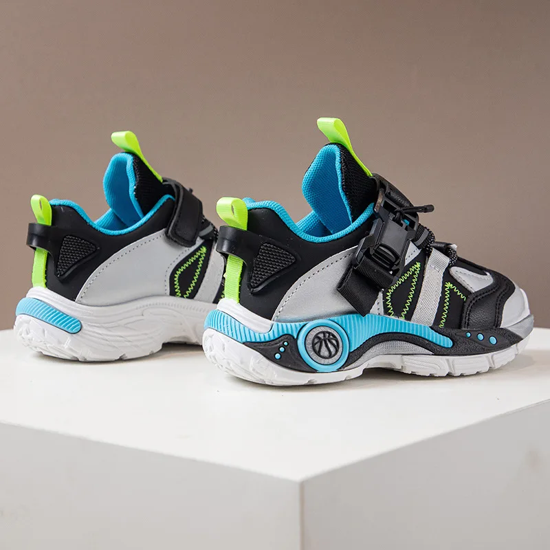 Fashion Plus Size Girls' Casual Shoes2026spring New Thick Soled Kids Sneakers Comfort Non Slip Girls' Basketball Shoes Кроссовки