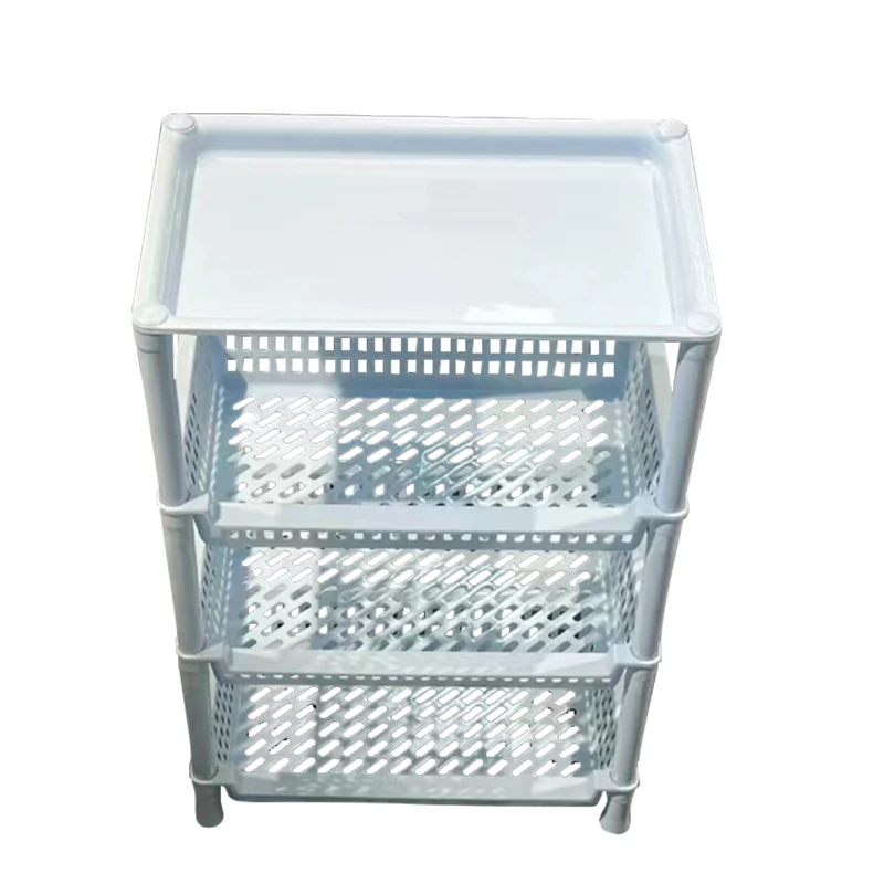 

Taizhou Mold Manufacture 3-Tier Home Bathroom Kitchen Plastic Storage Rack Shelf Used Mold