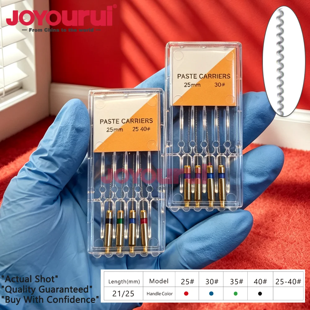 25-40# Dental Paste Carriers 21/25mm Engine Use Files Dental Lentulo Spiral Dentist Gates Drills Dental Endodontics Instruments
