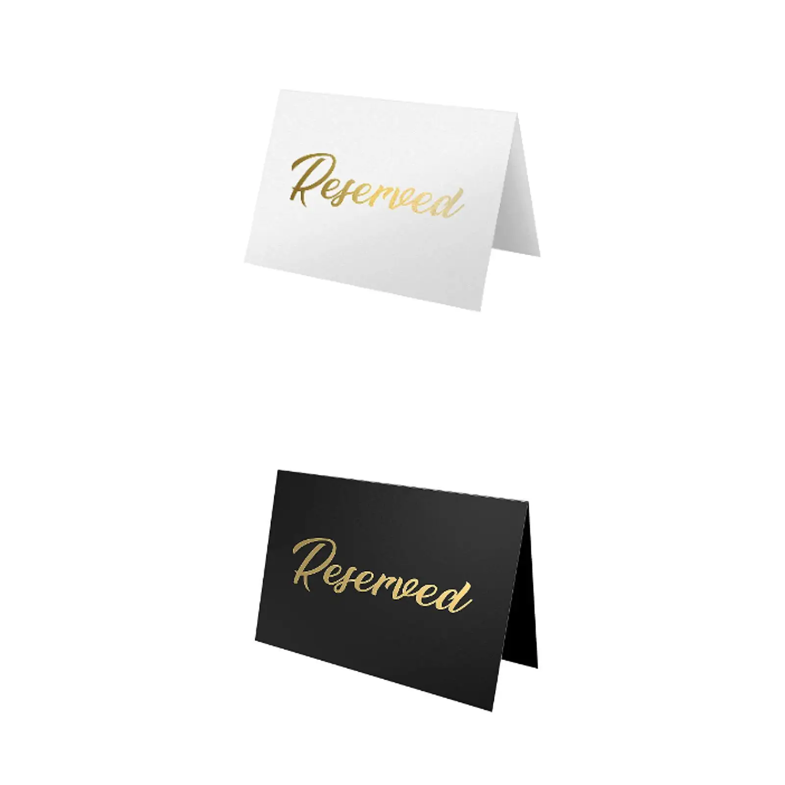 

10 Pieces Reserved Seating Card Multifunction Non Slip Cardstock Placeholders for Office Dining Room Gatherings Wedding Birthday