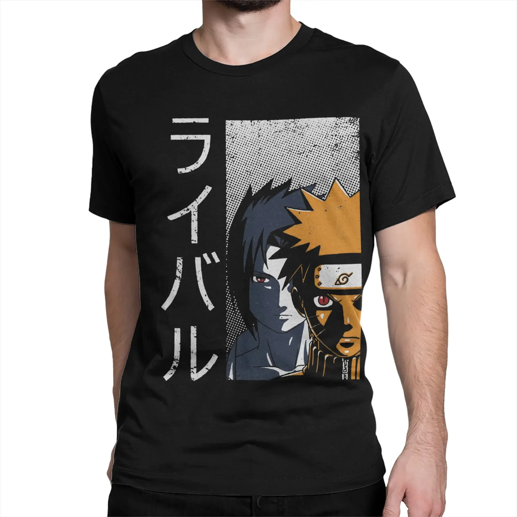 Rivals T Shirts Men Women Cotton T-Shirt Narutoes Akatsuki Pein Japan Anime Streetwear Tee Shirt Short Sleeve Clothes Printed
