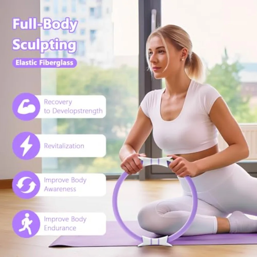 Pilates Ring Magic Circle For Inner Thigh Arm And Core Toning_voghion.com