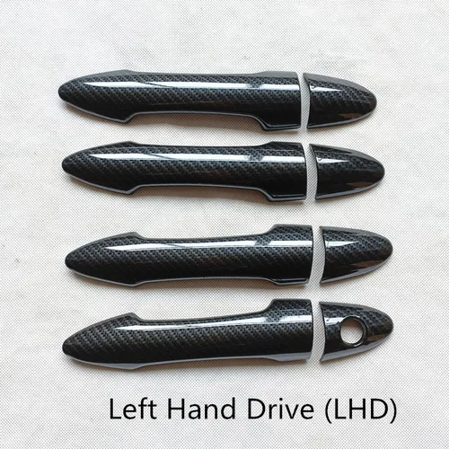 Imagen 2 del producto Para Kia Picanto Morning 2012 2013 2014 2015 2016 accesorios cubierta de manija de puerta embellecedor plástico imitación fibra de carbono