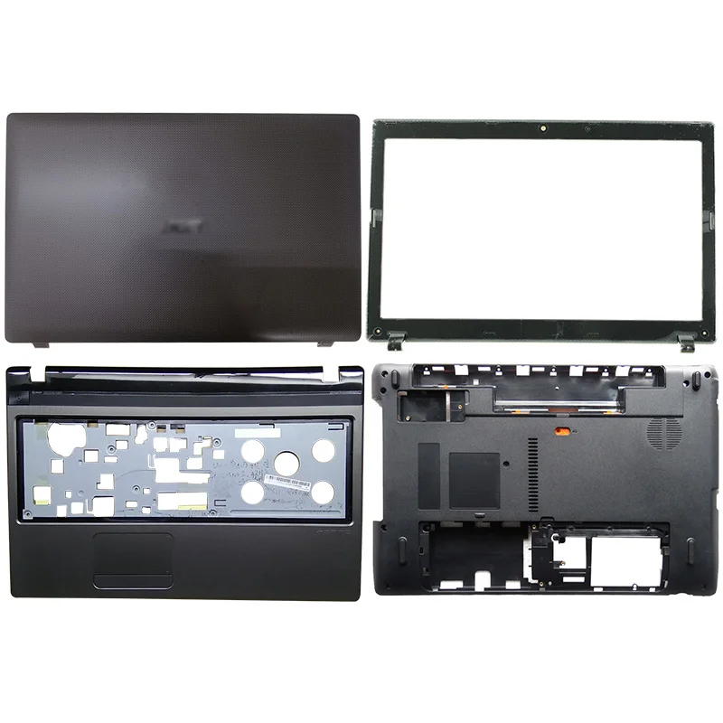 

NEW For ACER Aspire 5750 5750G 5755 5755G Accessories LCD Back Cover/Front Bezel/Palmrest/Bottom Case Black