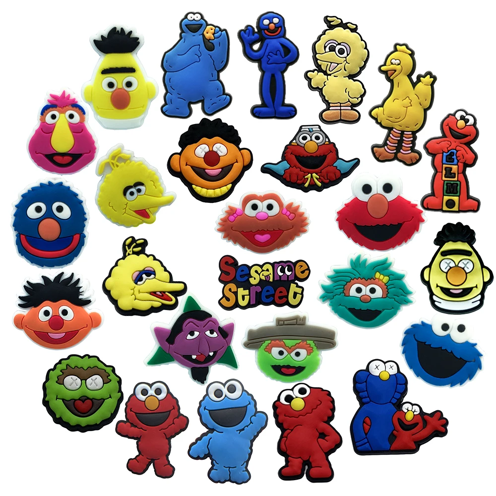 11/15/26Pcs Potdemiel Shoe Charms Cartoon Anime Slipper Shoes Accessories Decorations Clog Sandal Shoe Ornament
