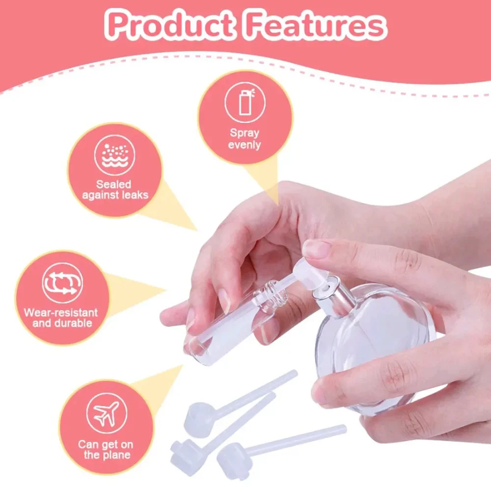 10/20/30pcs Perfume Refill Tools Diffuser Funnels Cosmetic Pump Dispenser Portable New Sprayer Refill Pump Bottle Filling Device