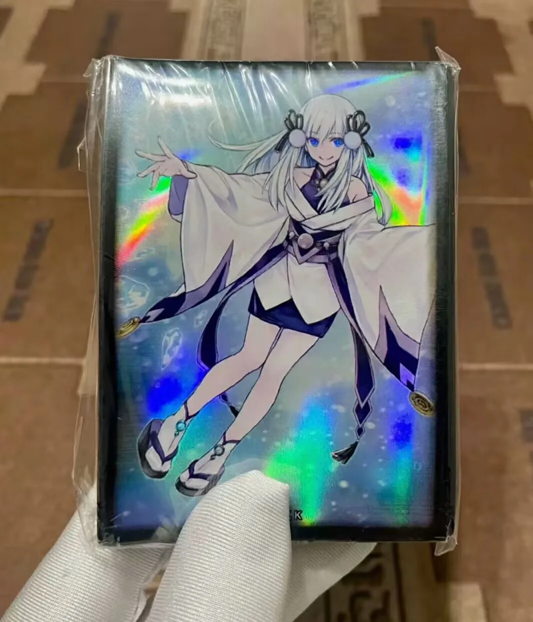 70 шт. Официальные защитные чехлы для карт Yugioh KONAMI Duel Monsters Yuki-Onna, the Ice Mayakashi, герметичные, для коллекционных карт