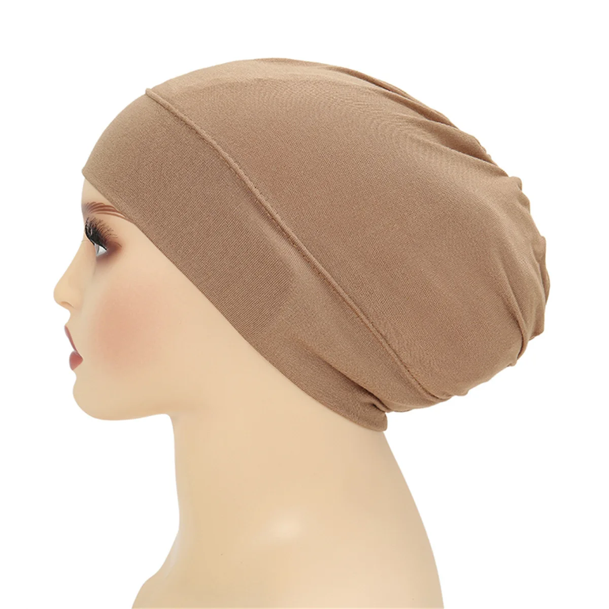 

Underscarf Beanies Muslim Inner Hijab Hat Women Ninja Cap Bonnet Stretch Headscarf Hair Loss Head Wrap Undercap Turbante Mujer