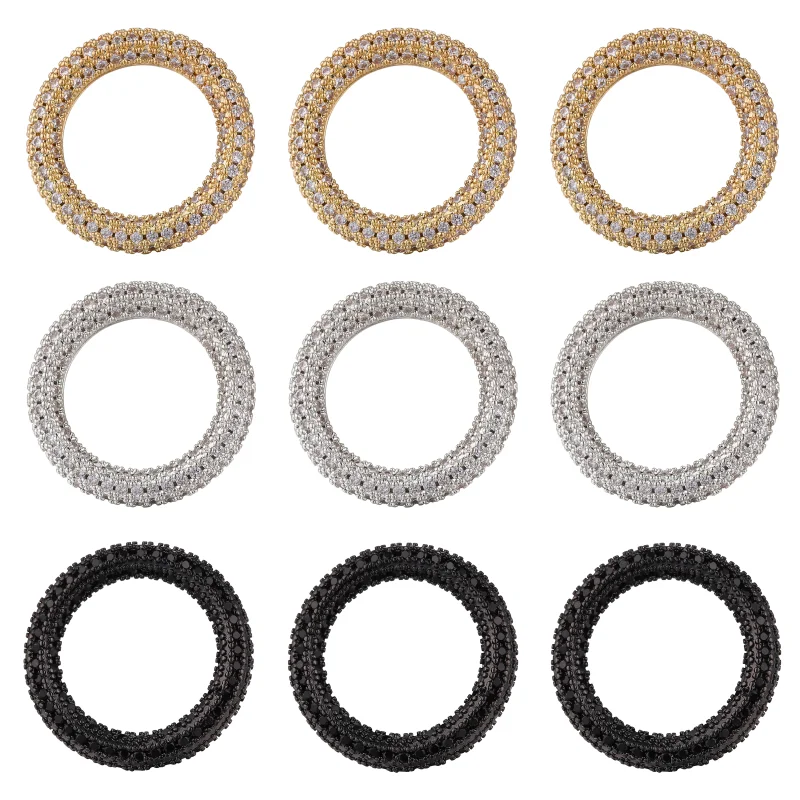 Juya Handmade Decorative Pendant Connectors Round Oval Star Hooks Accessories For DIY Neewlework Beads Beadwork Jewelry Making