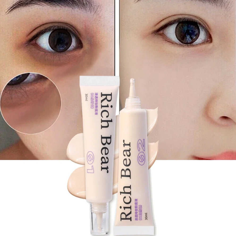 Natural Liquid Foundation Waterproof Brighten Magic BB Cream 3D Face Eyes Dark Circles Scars Acne Cover Foundation Cream Makeup