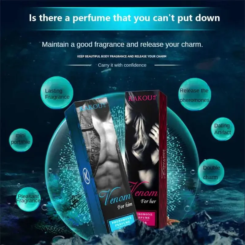 2PCS Perfume For Men Women Ball Perfume Men'S Women Pheromone Essential Oil Perfume Attracts The Opposite Sex Lasting Fragrance