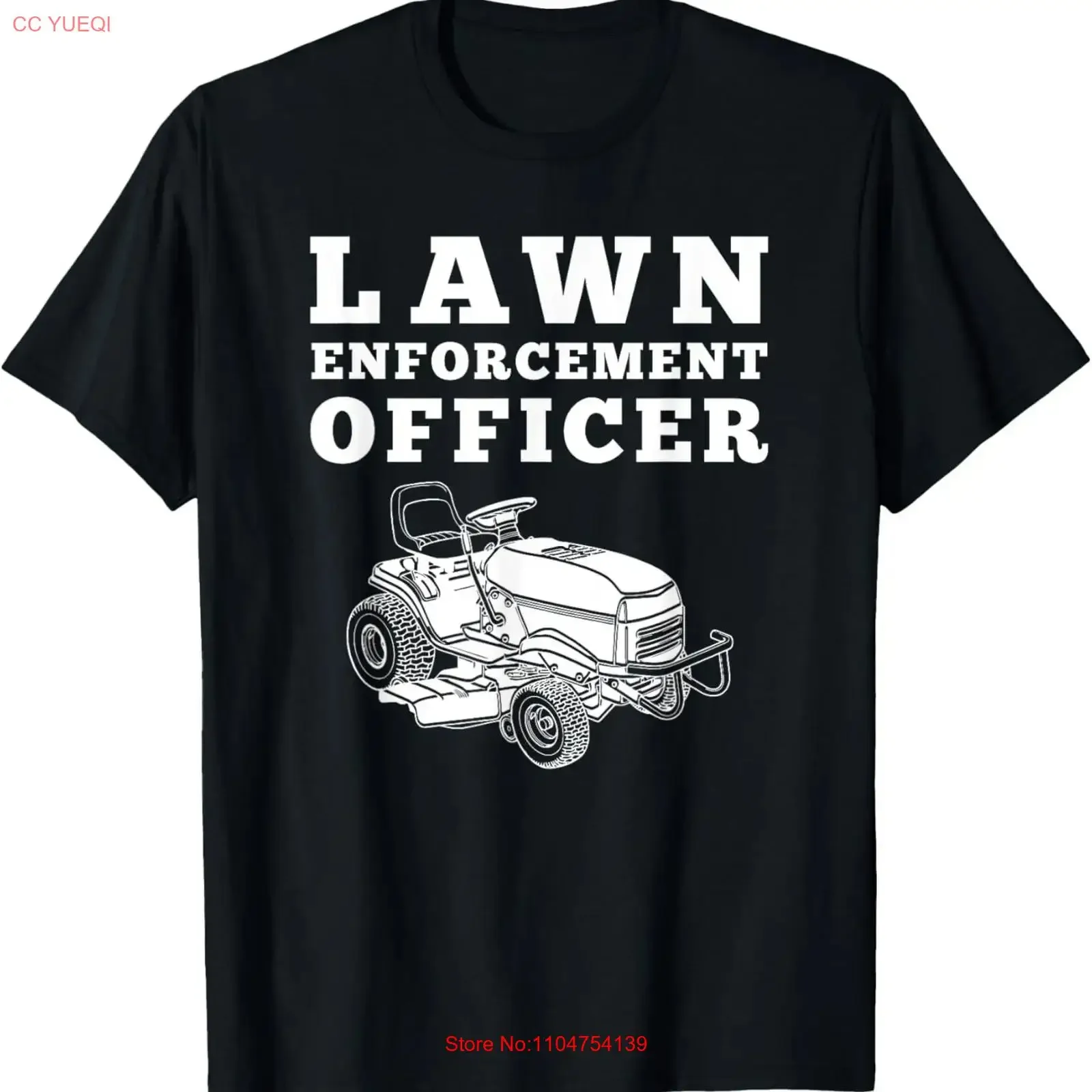 Lawn Enforcement Officer Mowing T Shirt Funny Lawnmower vintage Washed Comfortable Casual Stretched Unisex Soft Versatile homme