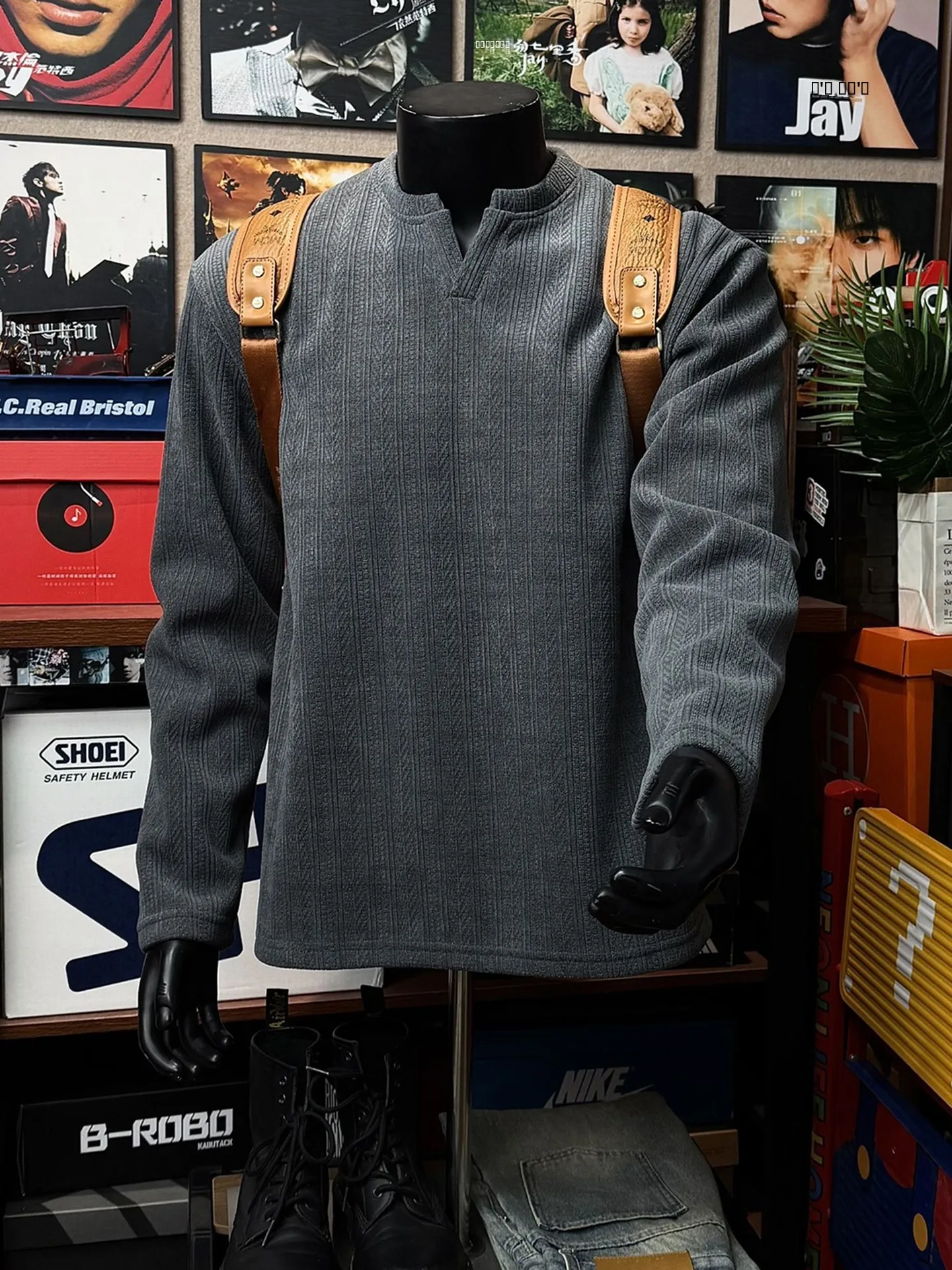 

Мужская толстовка с капюшоном Thiened Fce, теплая повседневная уличная одежда с длинным рукавом и V-образным вырезом, из полиэфирного волокна, осенне-зимняя