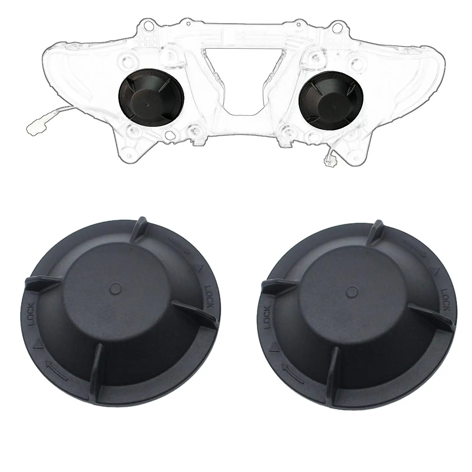 Motorcycle Headlight Tail Cover, Durable Front Headlight Rear Cover Boots, Headlight Rear Cover, for ZX-6R 636 Assembly