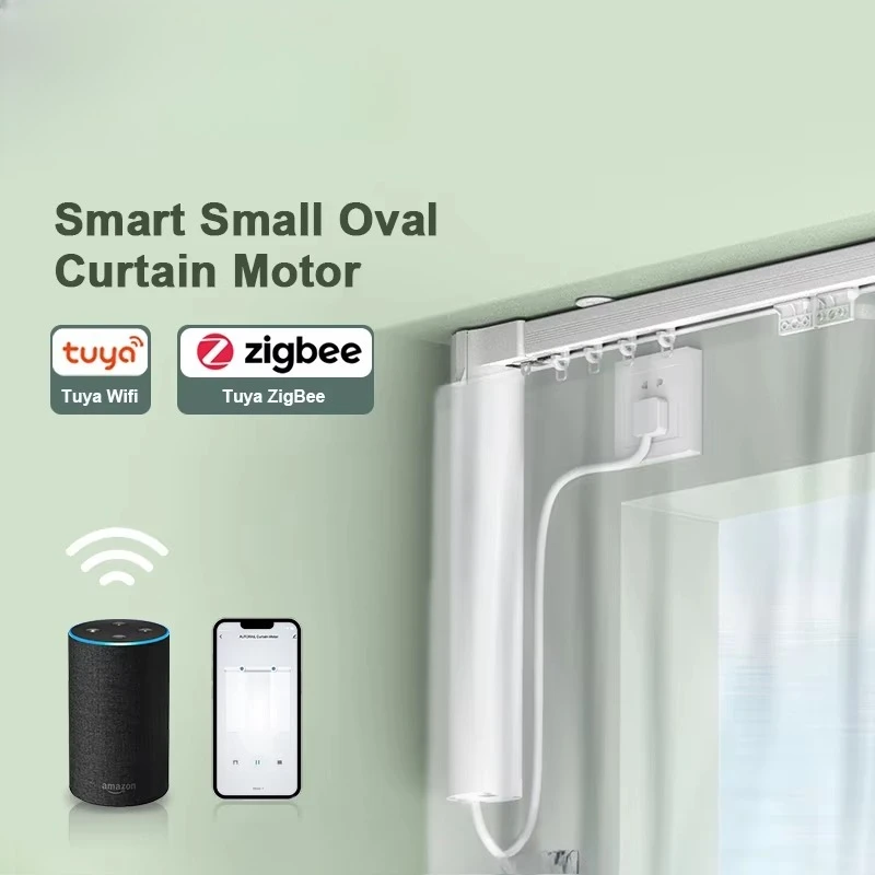 Hotel/Home Living Room Motorized Smart Curtain Alexa Smart Home Battery Powered Smart Curtain Motor