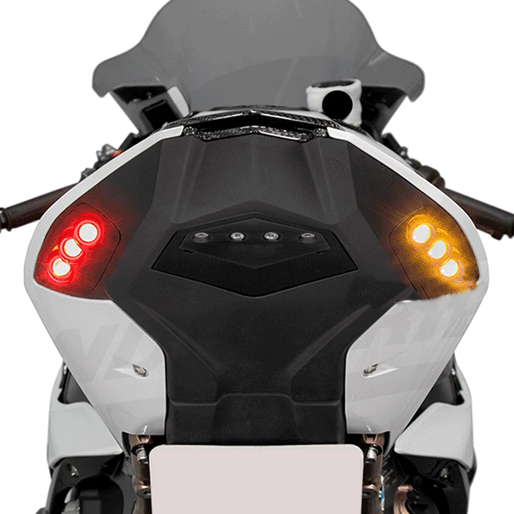 For BMW S1000RR Rear Lights Motorcycle In-Tail LED Integrated Tail Light 2020-2022 S 1000RR S 1000 RR LED Turn Signal Signal