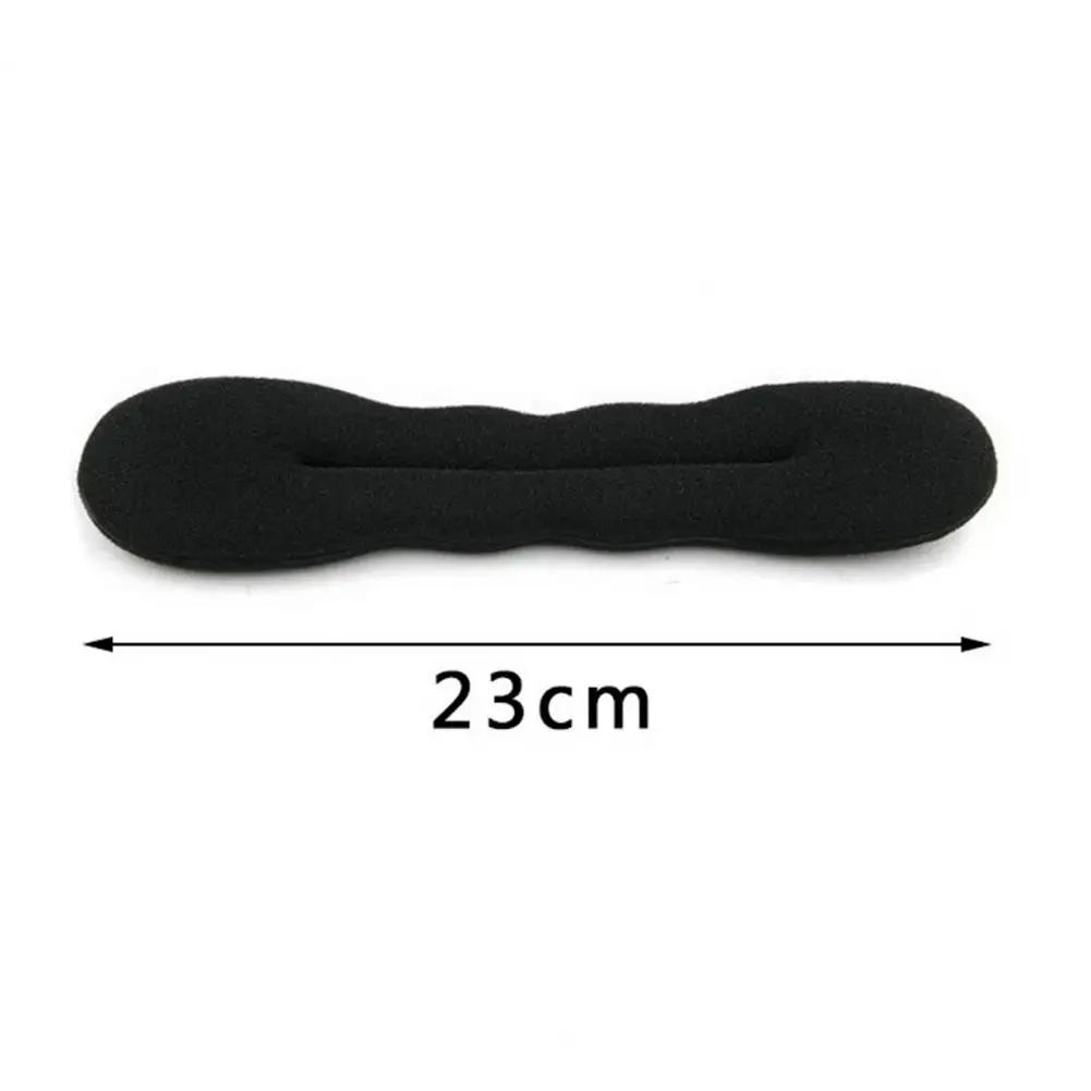 2/3Pcs 17/23cm Women Hair Bun Maker Sponge Faux Pearls Decor Bun Former Styling Sponge Hair Bun Korean-Style Roller Shaping Tool