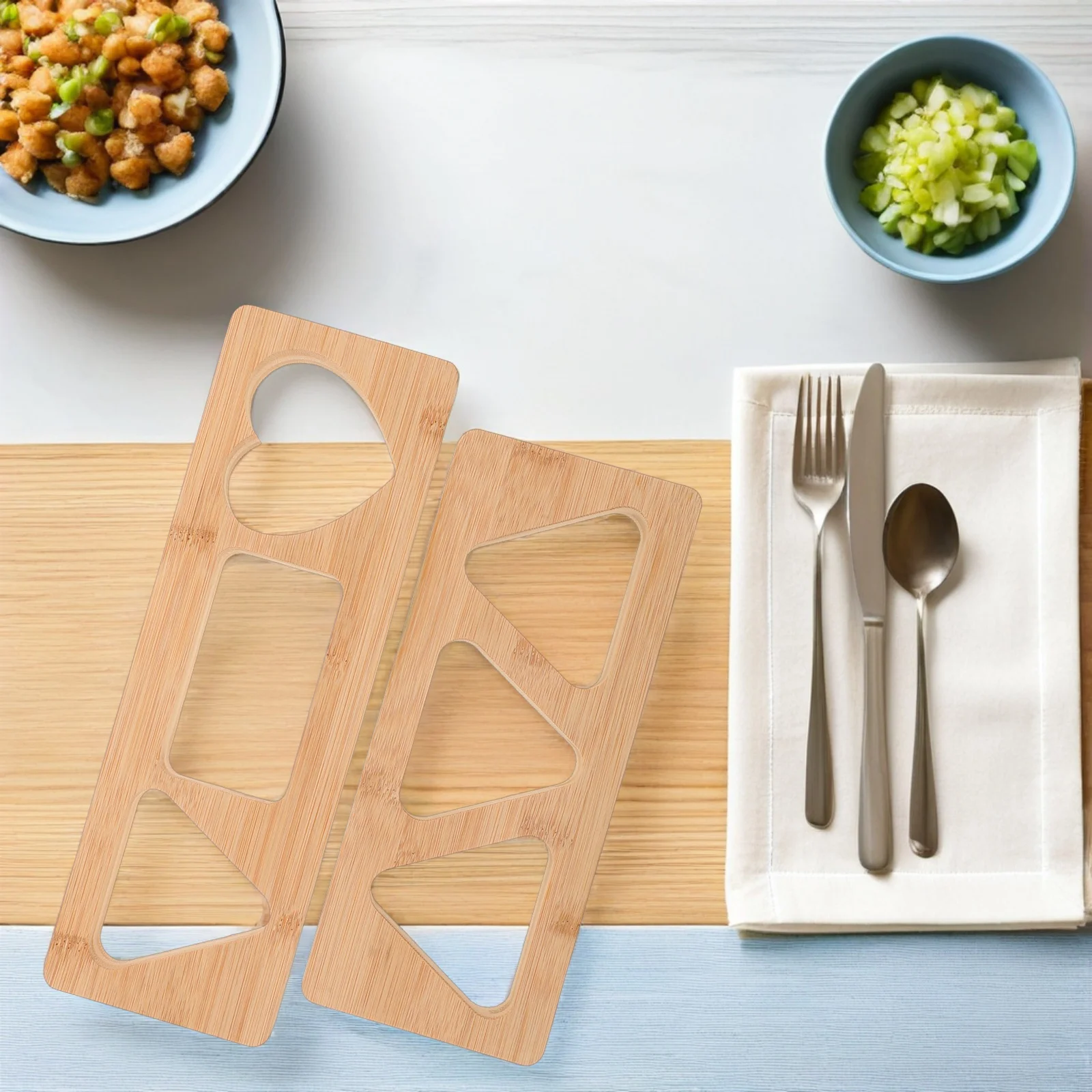 

2Pcs Bamboo Rice Ball Mold Triangle Shape Japanese Onigiri Maker Reusable Sushi Tool Kitchen Utensils Rice Triangle Mold