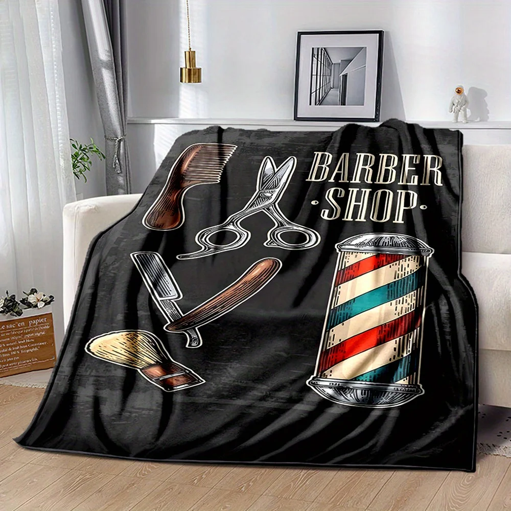 بطانية مزخرفة بتصميم صالون حلا - مراجعة Mens Grooming Barber وسعره
