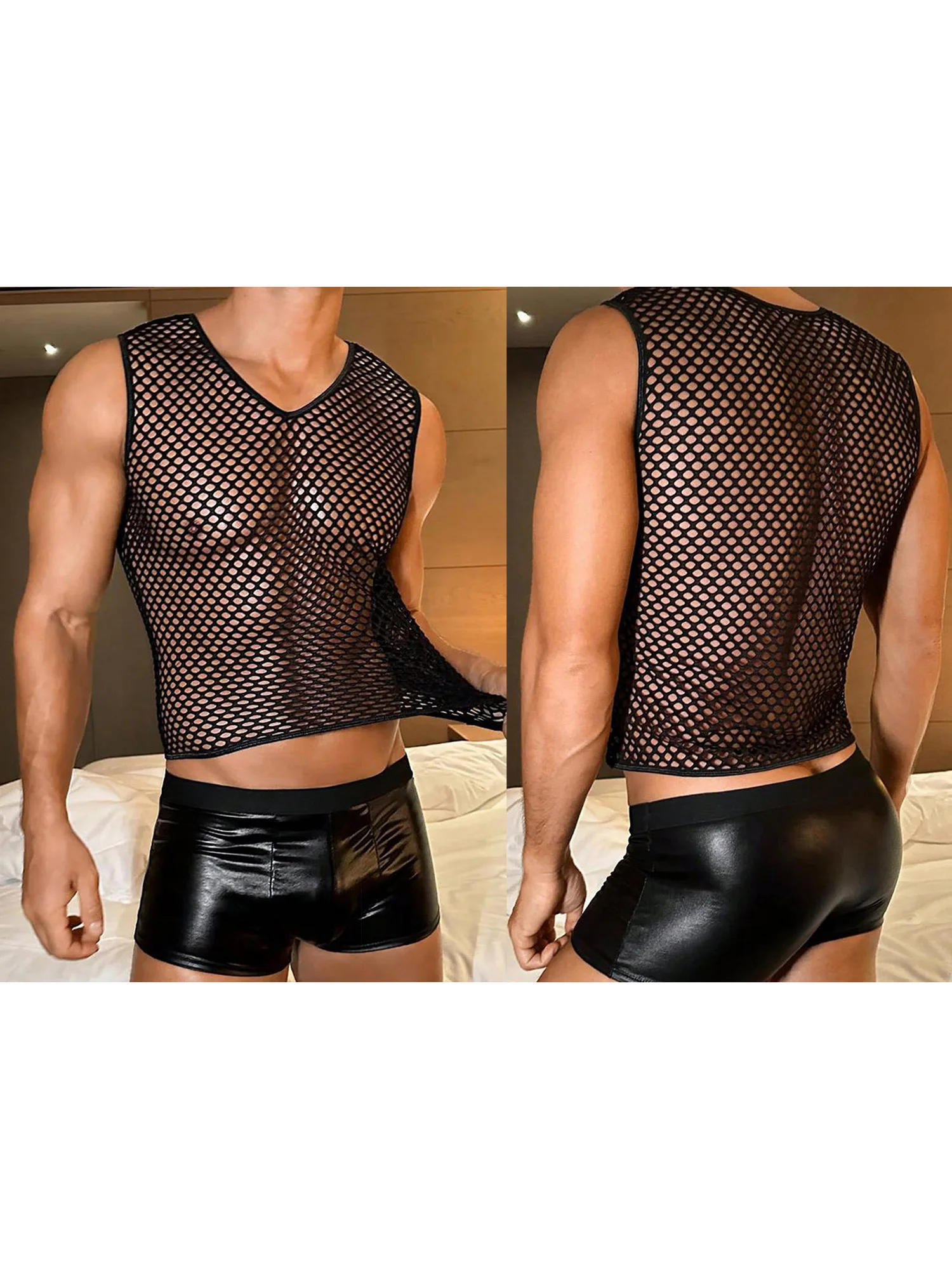 

Мужской сексуальный комплект кружевного нижнего белья с подвязками и стрингами, нижнее белье, эротический костюм для ролевых игр, одежда для сна для взрослых