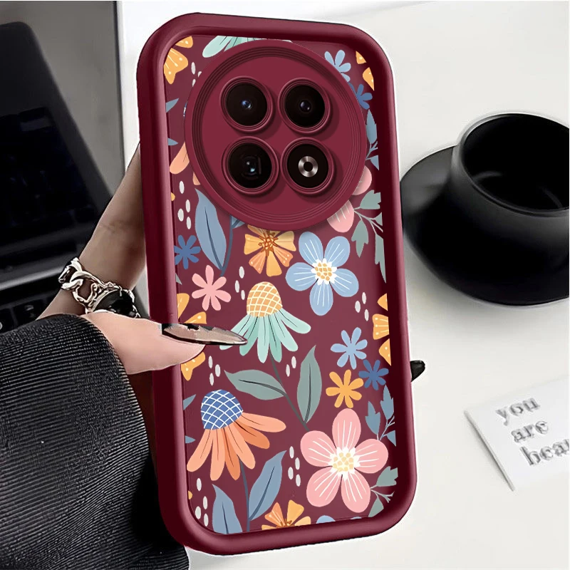 12 Showy Flowers New Sky Eye Phone Case For Realme 12 11 10 9i 10Pro 12X 12Pro 9 7 7i 8Pro 8 8i 6 6S 9ProPlus 12Plus 9Pro Cover