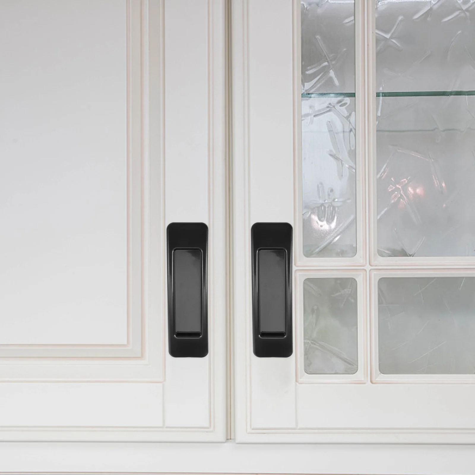 

10Pairs Instant Self-Stick Door Handles Sliding Pull Handle No Damage Window Drawer Adhesive Stick-on Auxiliary