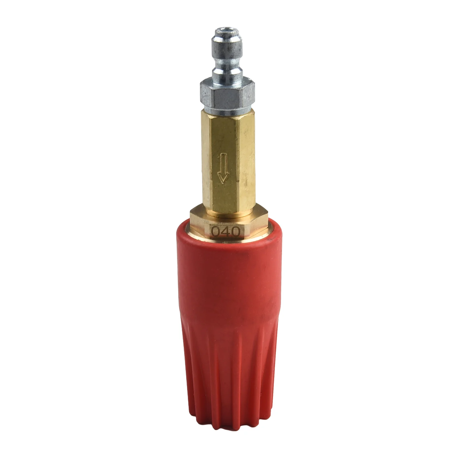 

Features Effective 1/4 Male Quick Connect Rotating Nozzle Red Water Flow Cleaning Cleaning Power Water Pattern