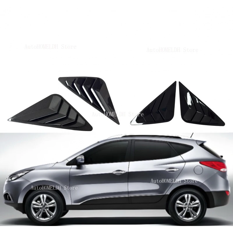 

Rear Window Louver Shutter Cover Fit For Hyundai iX35 2010 2011 2012 2013 2014 2015 Side Vent Trim Car Accessories