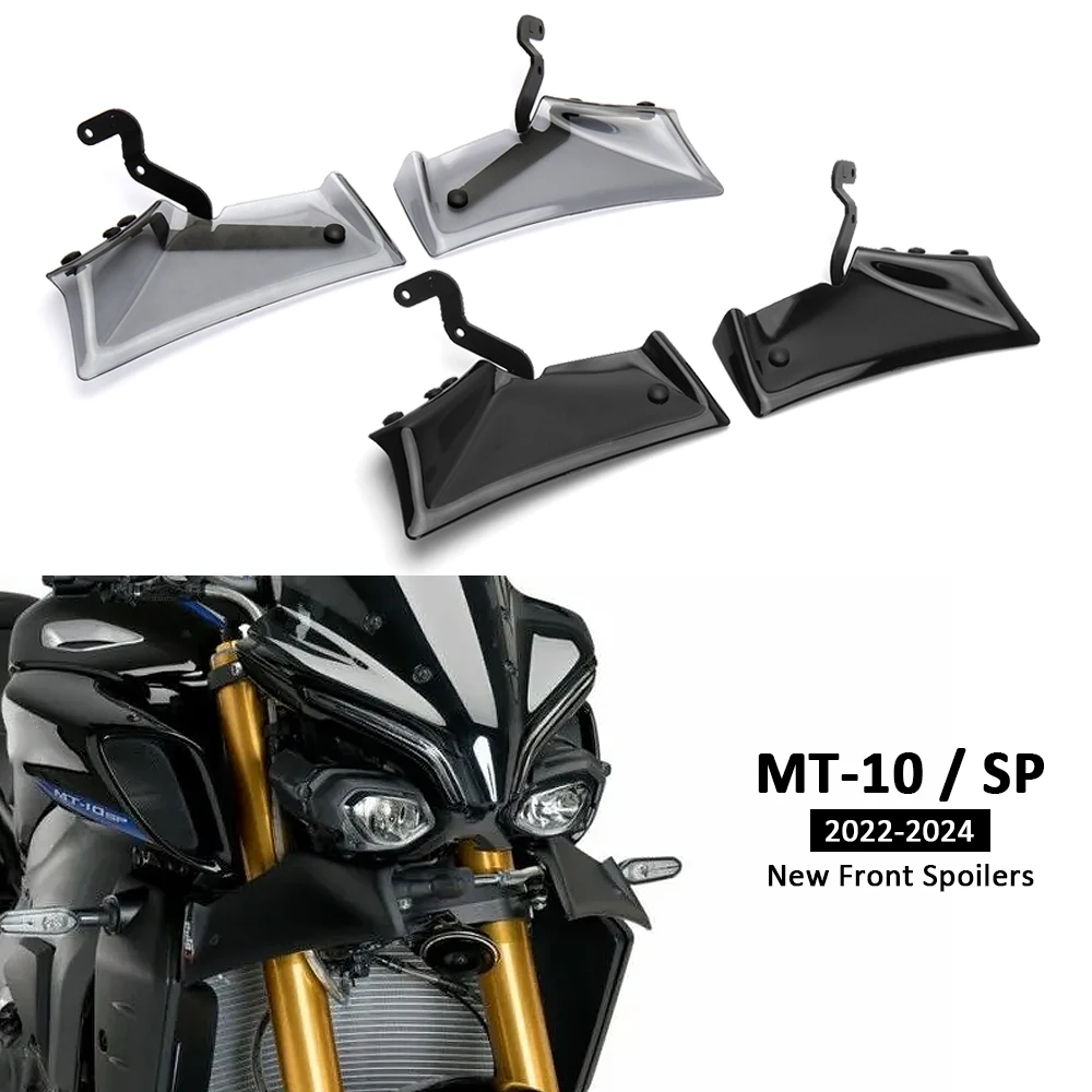 New For YAMAHA MT10 MT 10 mt10 MT-10 SP 2022 2023 2024 Motorcycle Accessorie Downforce Front Spoiler Winglet Aerodynamic Kit