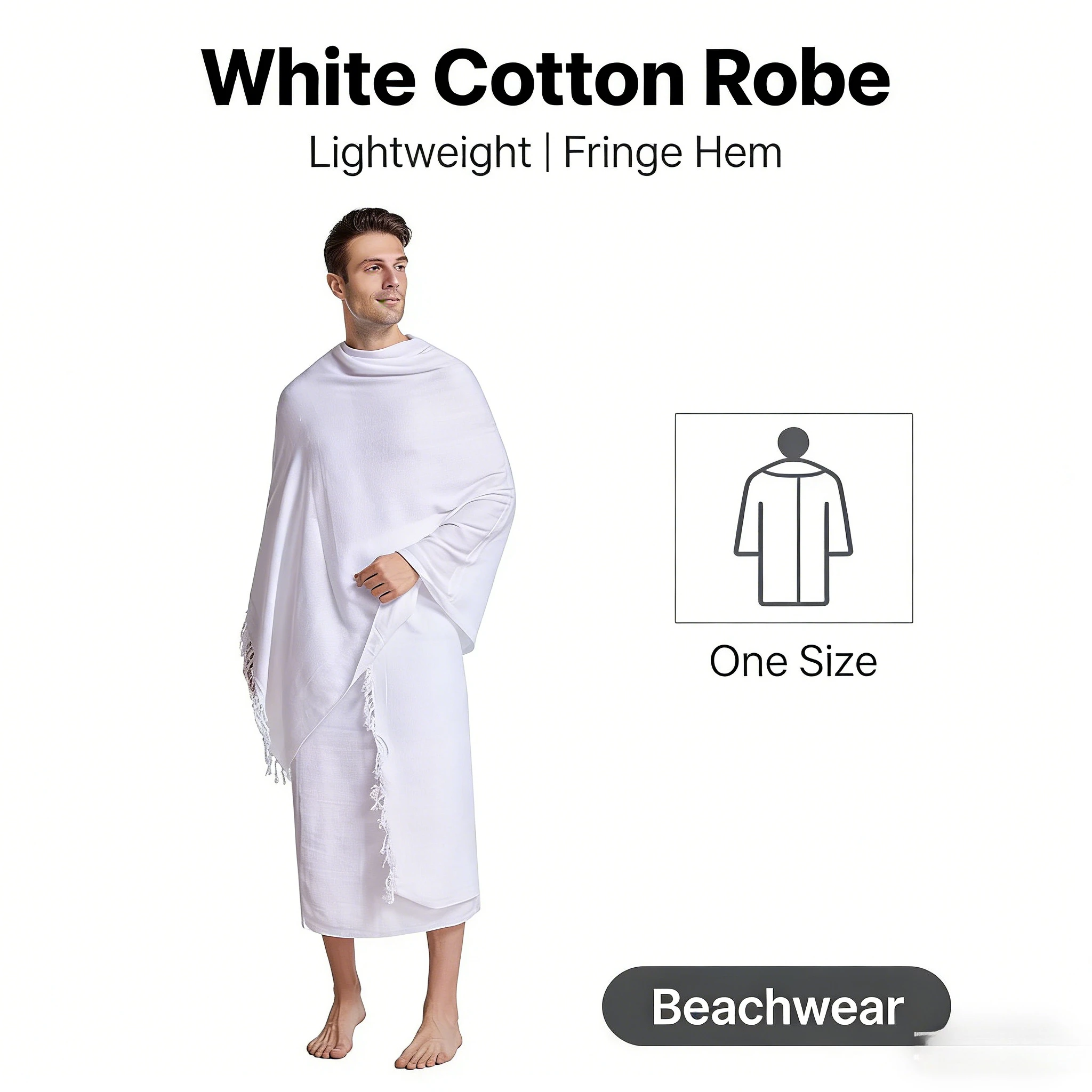 

Лидер продаж Mecca Pilgrimage полотенце костюм пиломника Ихрам Ближний Восток арабский мужской однотонный комплект из двух предметов