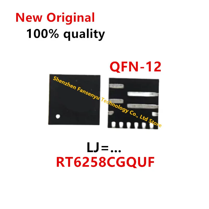 (2-10piece)100% New RT6258CGQUF RT6258CG RT6258C For Code: LJ=.. QFN-12 Chipset