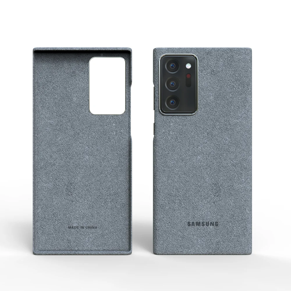 Originele Samsung Galaxy Note20 Ultra Case Hoge kwaliteit suède lederen cover Note20Ultra Premium Full Protect Protector Shell