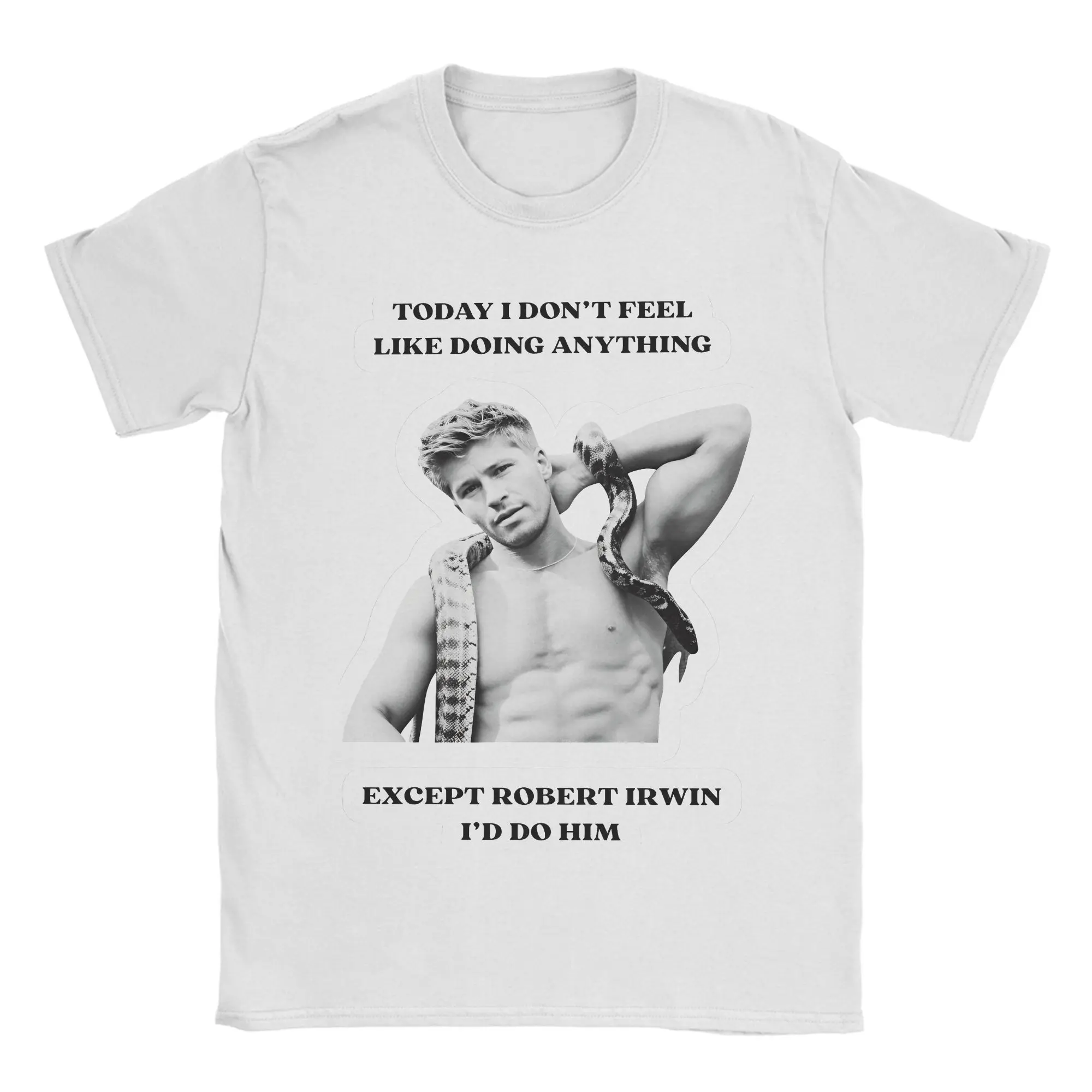 

Men T-Shirts Robert Irwin Vinyl Decal Cool Cotton Tee Shirt Short Sleeve T Shirts O Neck Clothing Original