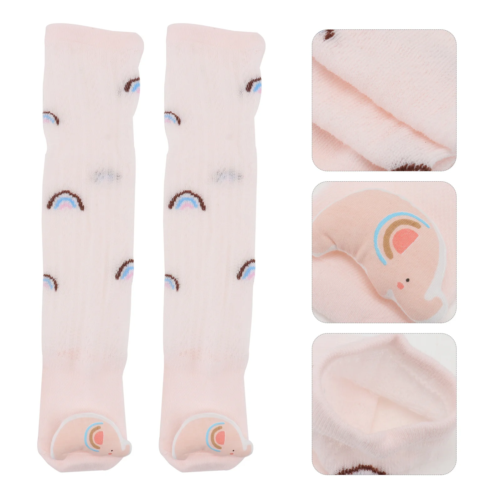 

1Pair Baby Thin Anti Skid Socks Breathable Cotton Comfortable Lightweight Durable Hosiery for Infants Toddlers