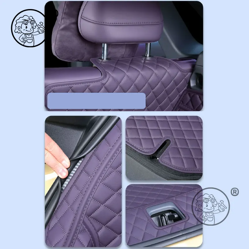 For Leapmotor B05 2026 2027 Car Trunk Mats Leather Rear Cargo Waterproof Carpet Storage Pad Auto Interior Accessories